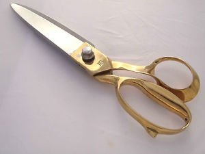 Scissor with Brass Handle